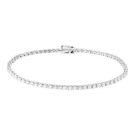 Bracciale Tennis Diamade Oro Bianco Diamante Lab-Grown - Bracciali Tennis Donna | Stroili