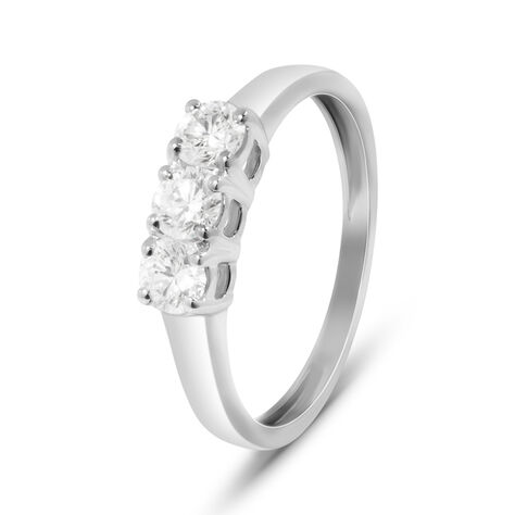 Anello Trilogy Diamade Oro Bianco Diamante Lab-Grown - Anelli con Pietre Donna | Stroili