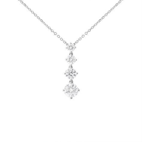 Collana Diamade Oro Bianco Diamante Lab-Grown - Collane Donna | Stroili