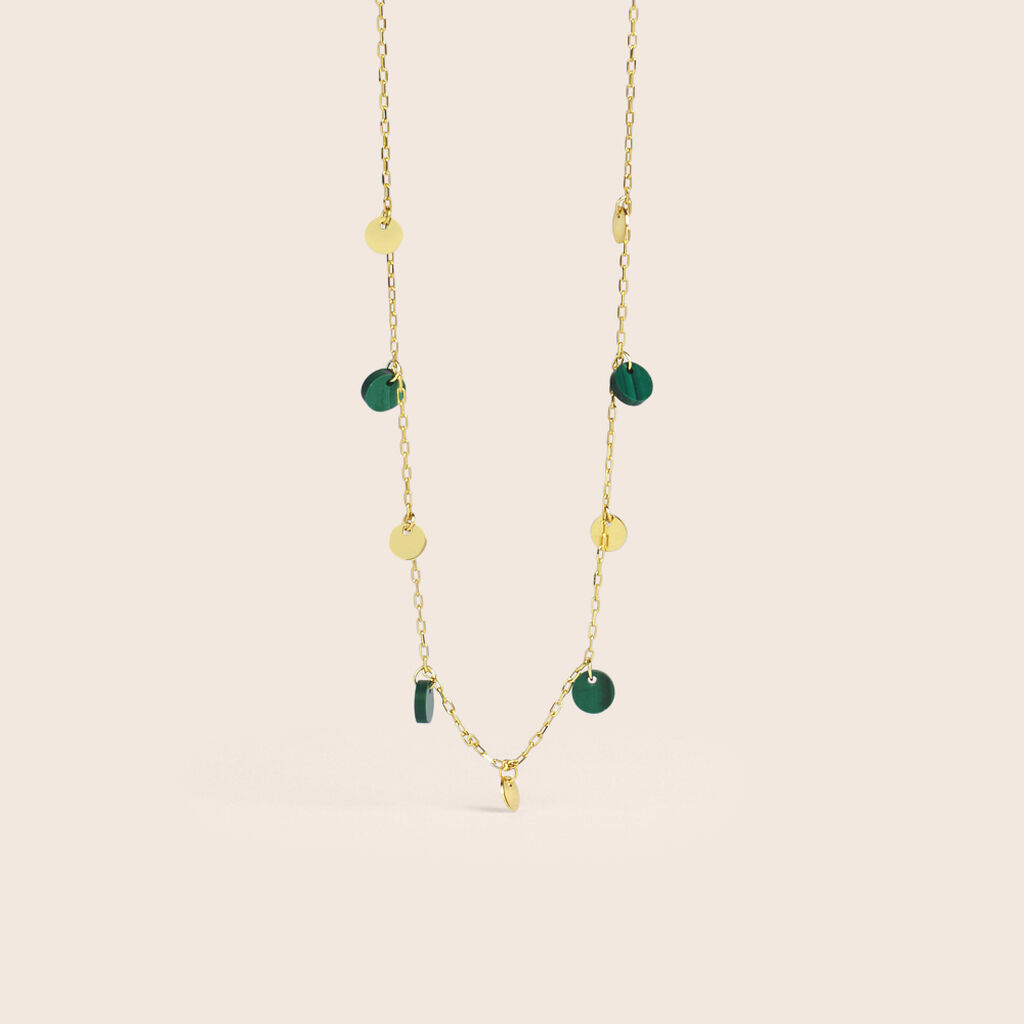 Collana Beverly Oro Giallo Malachite - Collane Donna | Stroili