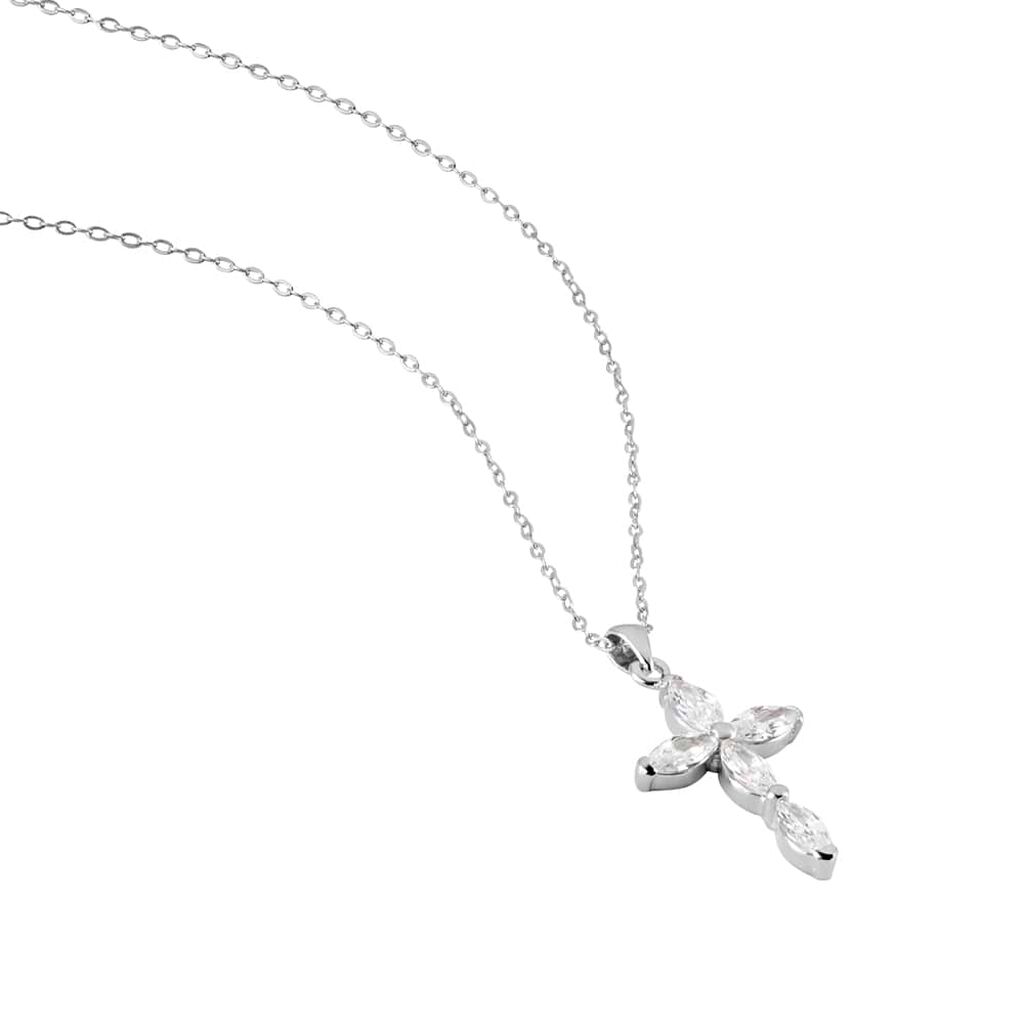 Collana Silver Elegance Argento Rodiato Cubic Zirconia - 1651609