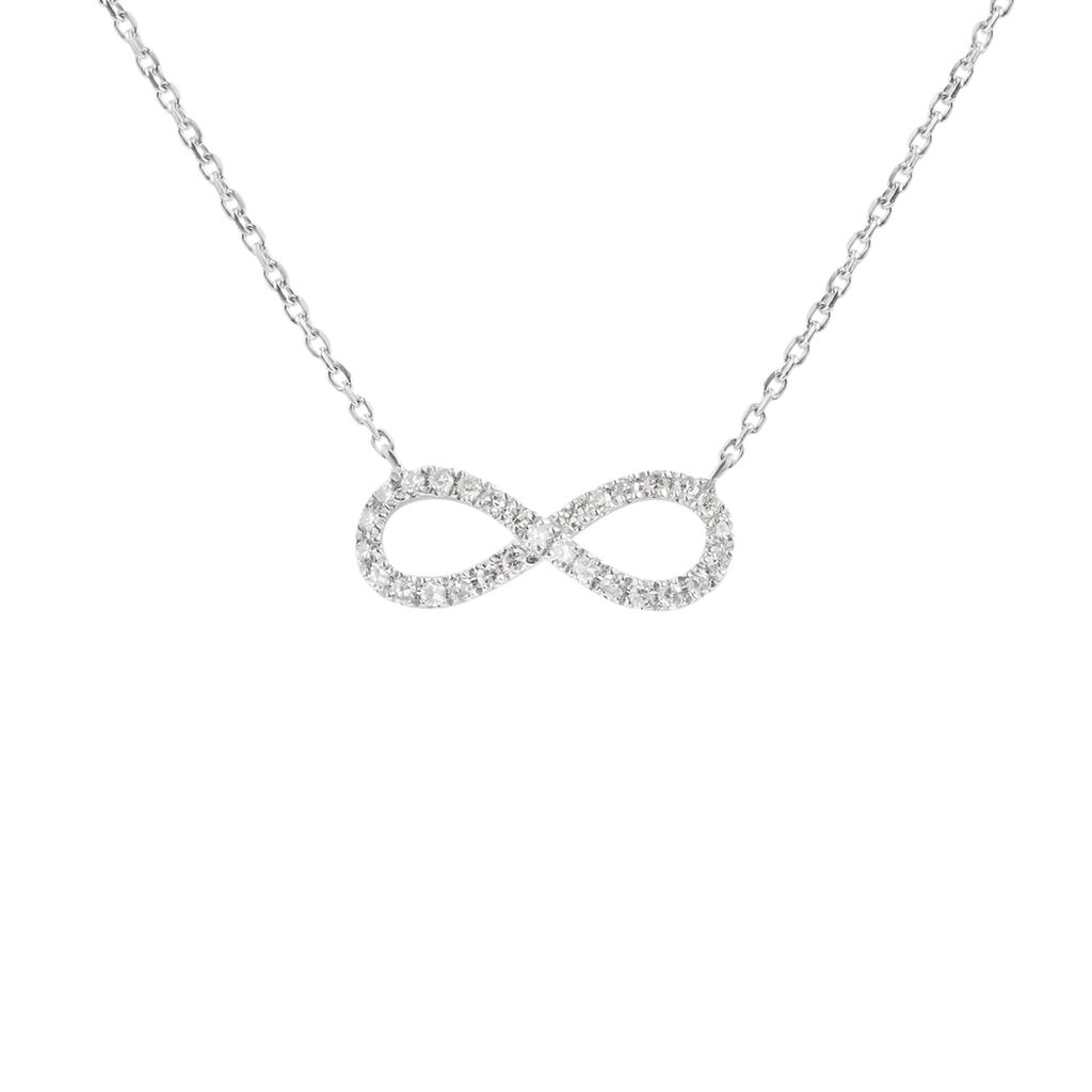 Collana Sophia Oro Bianco Diamante - Collane Donna | Stroili