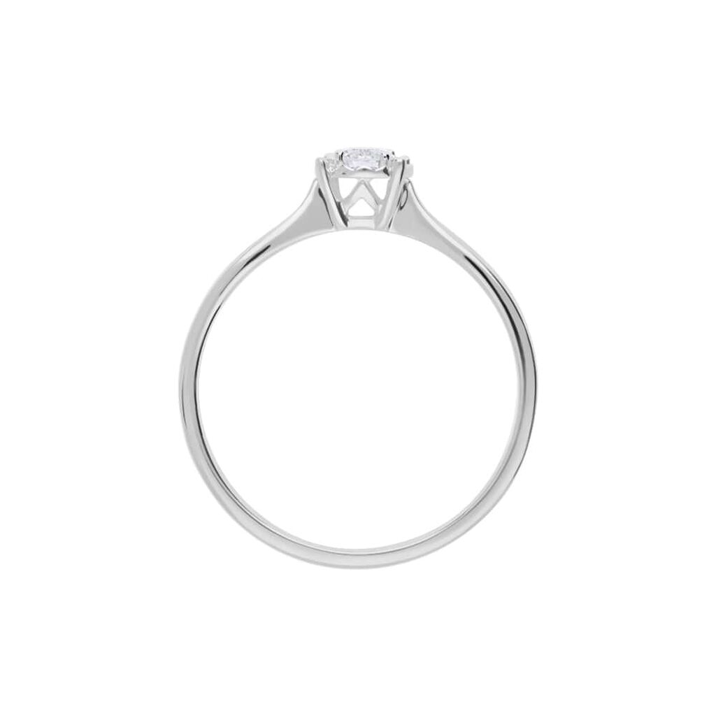 Anello Solitario Diamotion Oro Bianco Diamante - Anelli con Pietre Donna | Stroili