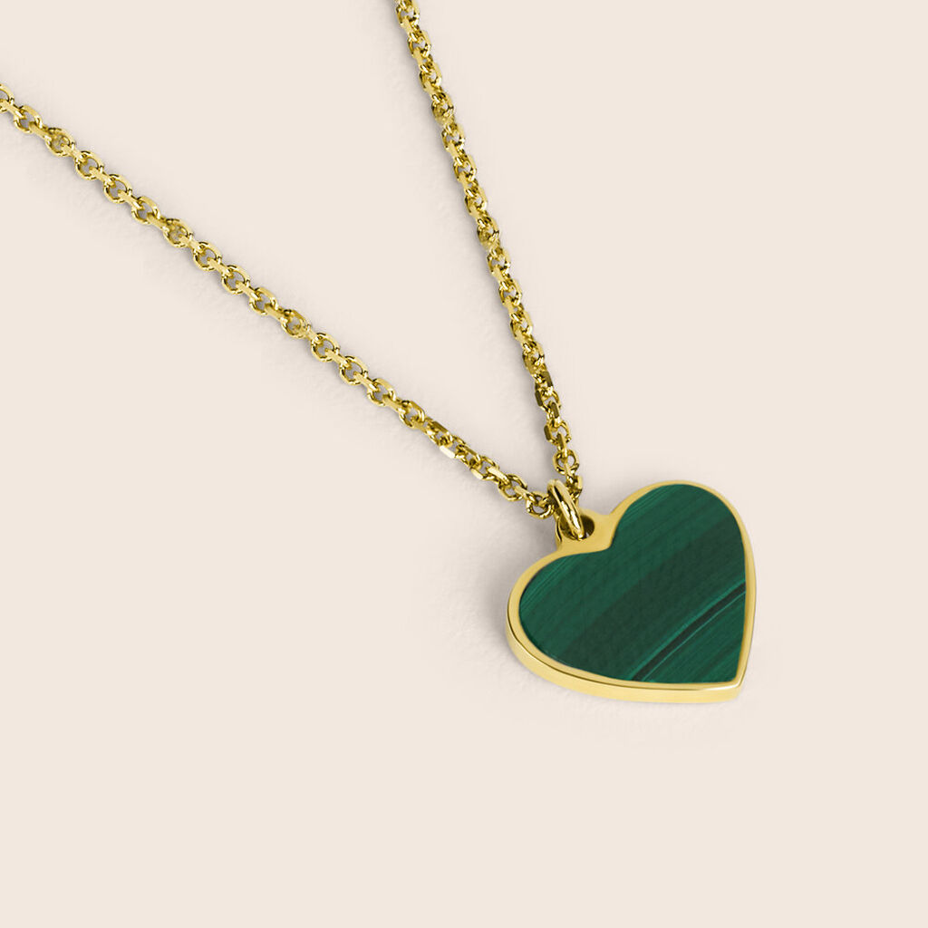 Collana Beverly Oro Giallo Malachite - Collane Donna | Stroili