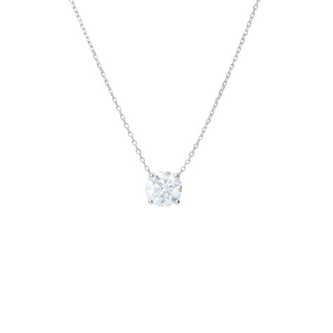 Collana Punto Luce Diamade Oro Bianco Diamante Lab-Grown - Collane Punto Luce Donna | Stroili