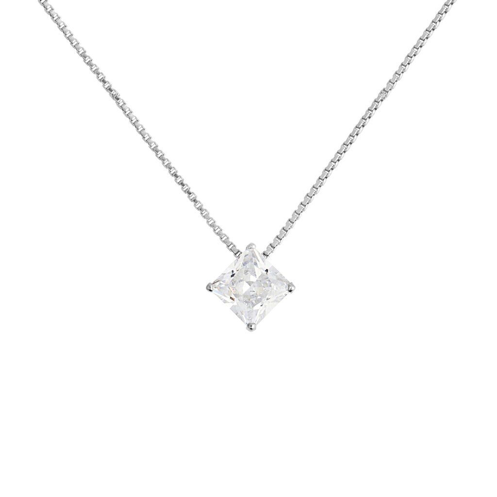 Collana Punto Luce Silver Elegance Argento Bianco Cubic Zirconia - Collane Punto Luce Donna | Stroili