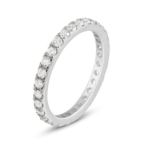 Anello Eternity Diamade Oro Bianco Diamante Lab-Grown - Anelli Eternity Donna | Stroili