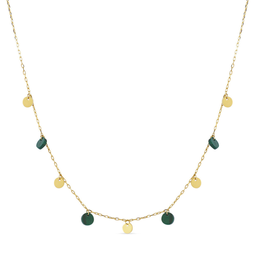 Collana Beverly Oro Giallo Malachite - Collane Donna | Stroili