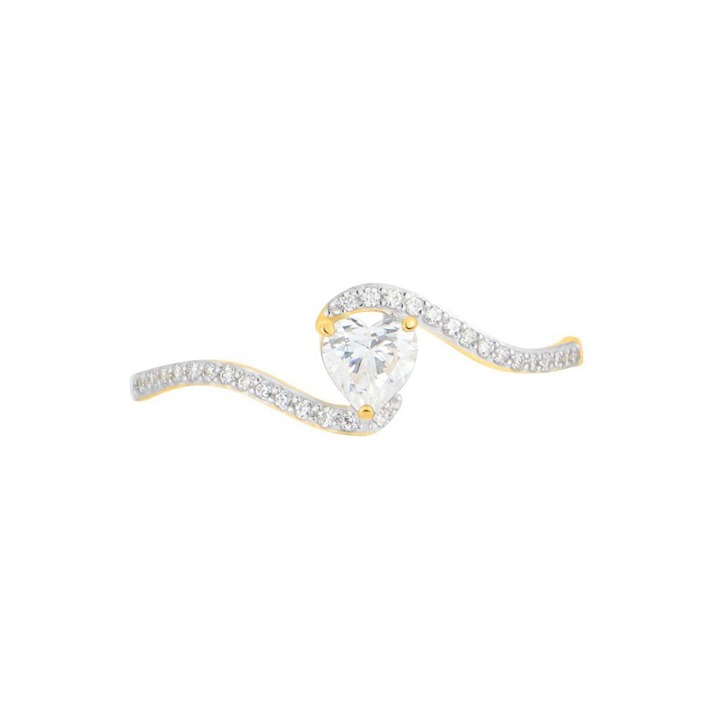 Anello Solitario Claire Oro Giallo Cubic Zirconia - Anelli con Pietre Donna | Stroili