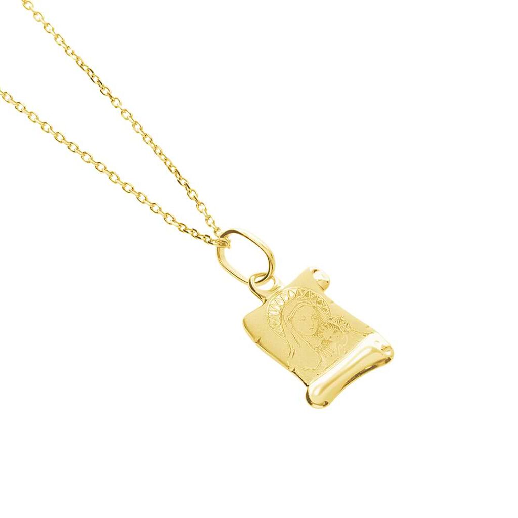 Pendente Holy Oro Giallo - Ciondoli con Incisione Unisex | Stroili