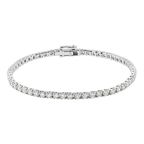 Bracciale Tennis Diamade Oro Bianco Diamante Lab-Grown - Bracciali Tennis Donna | Stroili