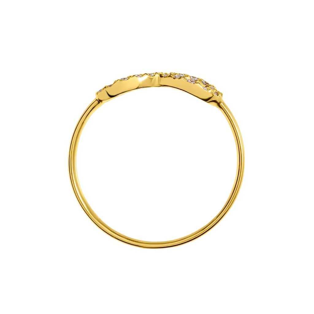 Anello Fantasia Claire Oro Giallo Cubic Zirconia - Anelli con Pietre Donna | Stroili