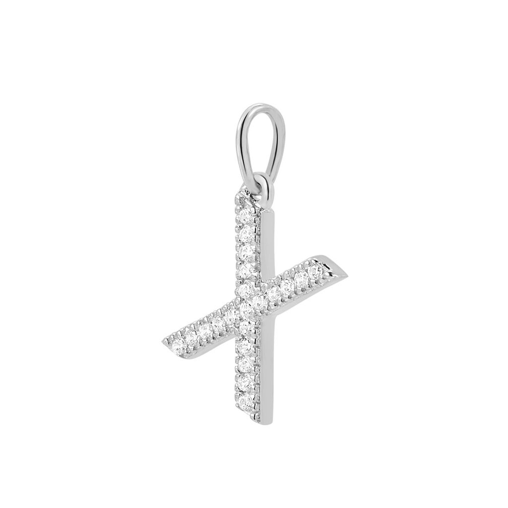 Pendente Poème Oro Bianco Cubic Zirconia - Ciondoli Donna | Stroili