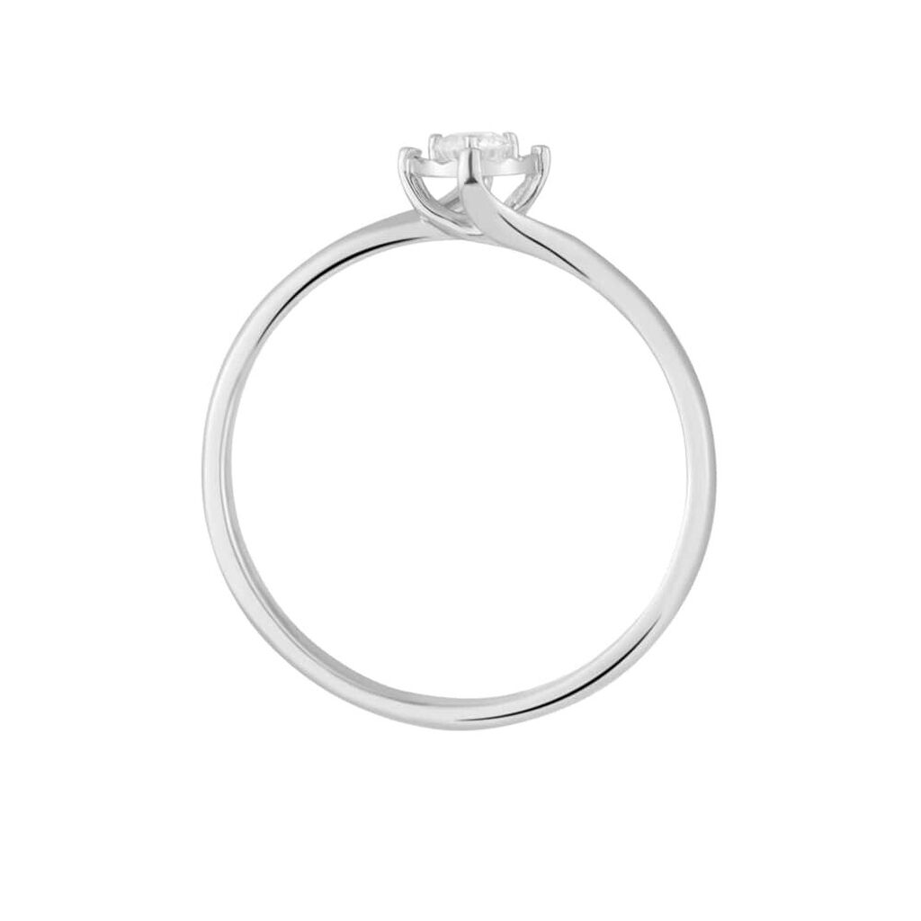 Anello Solitario Diamotion Oro Bianco Diamante - Anelli con Pietre Donna | Stroili