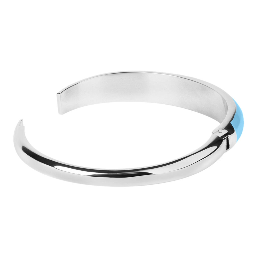 Bangle Lady Sweet Acciaio Cristallo - Bracciali Rigidi Donna | Stroili