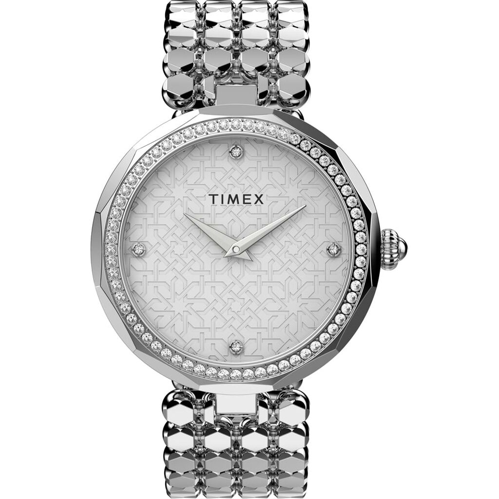 Orologio Donna Timex ewelry quadrante Silver TW2V02600 - Orologi Donna | Stroili