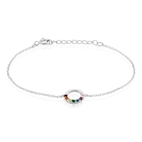 Bracciale Silver Rainbow Argento Rodiato Cubic Zirconia - Bracciali Amicizia Donna | Stroili