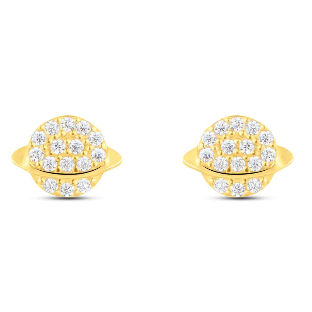 Orecchini Lobo Bon Ton Oro Giallo Cubic Zirconia - Orecchini a Lobo Donna | Stroili