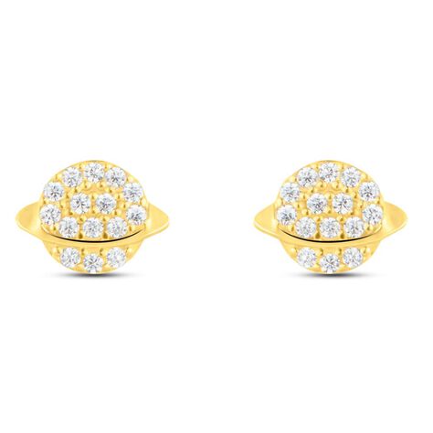 Orecchini Lobo Bon Ton Oro Giallo Cubic Zirconia - Orecchini a Lobo Donna | Stroili